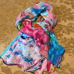 Used silk scarf 50/50